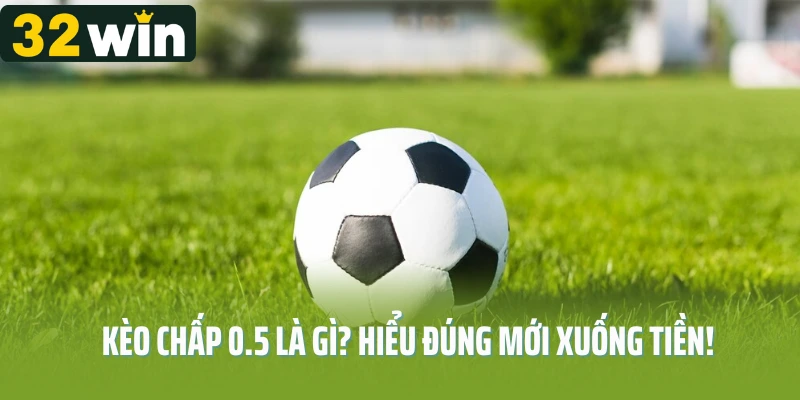 Kèo chấp 0.5 là gì? Hiểu đúng mới xuống tiền!
